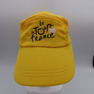 Yellow Cycling Stretch Adjustable Mesh Cap Le Tour de France New Headsweats
